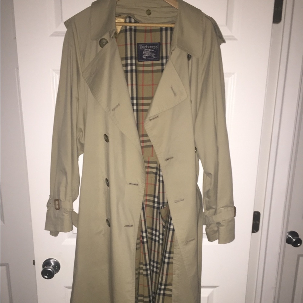 VINTAGE Burberry Double Breasted Trench Coat